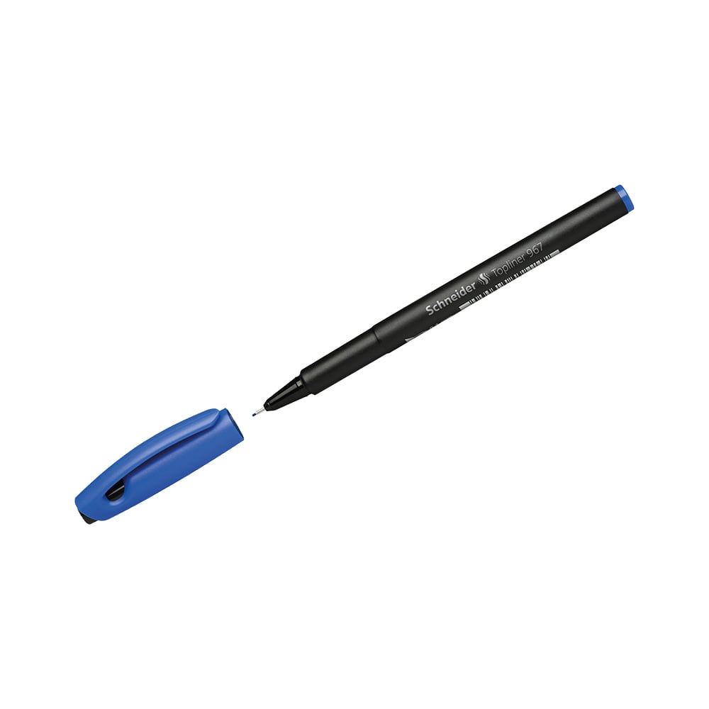 Капиллярная ручка Schneider ручка капиллярная линер brauberg aero синяя комплект 12 штук трехгранная 880465