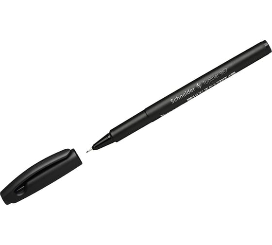 Изображение товара Капиллярная ручка Schneider Topliner 967 черная, 0,4 мм 9671