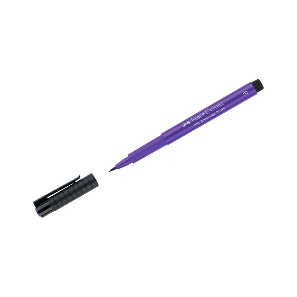 Капиллярная ручка Faber-Castell нож для пиццы и теста доляна blade 20 см ручка soft touch фиолетовый