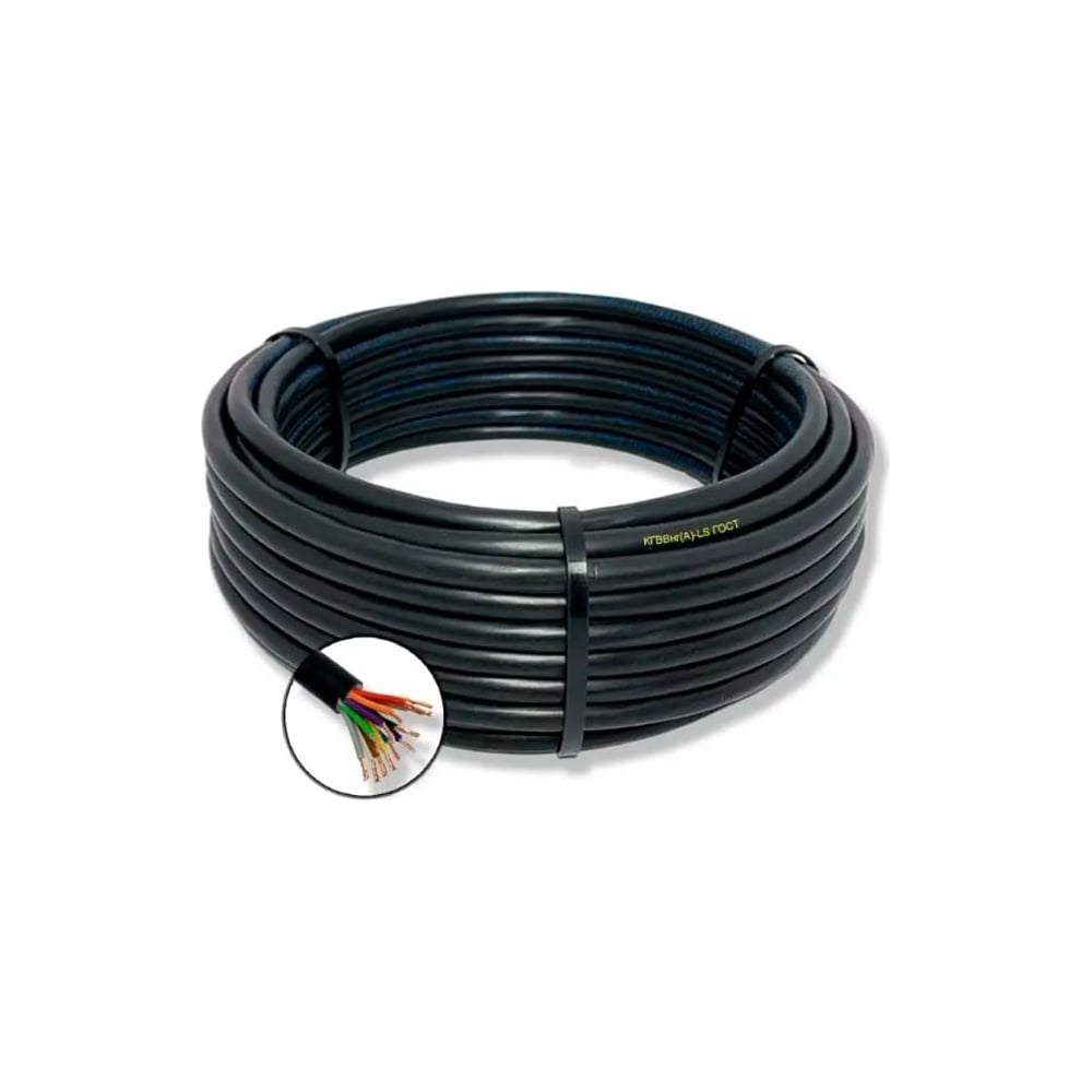 Кабель гибкий БУРЕВЕСТНИК кгввнг(a)-ls 14x0.75 мм2, 10м BOZ62063L10