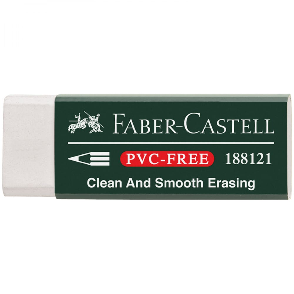 Ластик Faber-Castell ластик faber castell happy jungle прямоугольный картонный футляр 62 21 8 11 5 мм