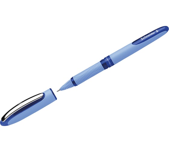 Изображение товара Одноразовая ручка-роллер Schneider One Hybrid N синяя, 0,7 мм, игольчатый пишущий узел 183503