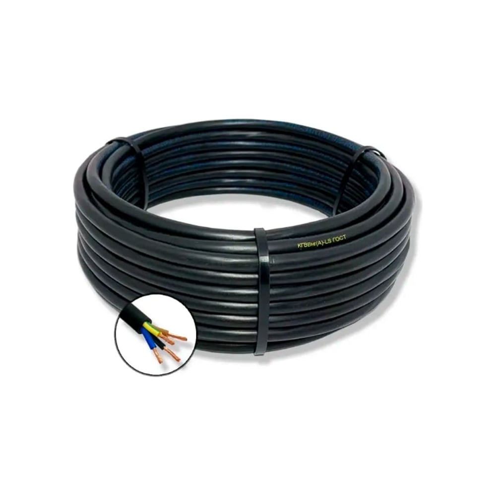 Изображение товара Кабель гибкий БУРЕВЕСТНИК 4х1 мм2 10 м KG V VNG (A) - LS