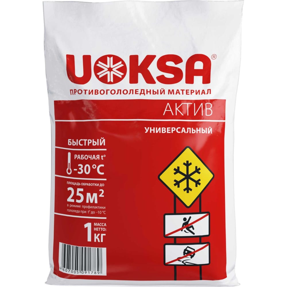 Универсальный противогололедный материал UOKSA противогололедный материал rockmelt