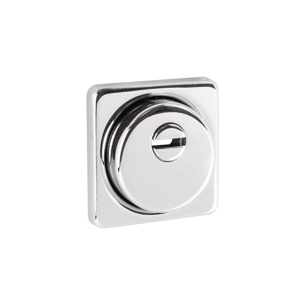 Изображение товара Накладка FUARO для евроцилиндра хром металлическая монтаж быстрое крепление