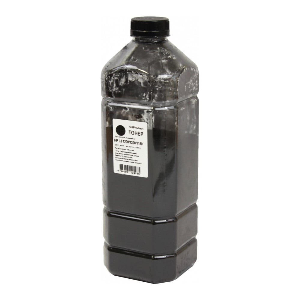 Изображение товара Тонер NetProduct для HP LJ 1200/1300/1150 канистра 1 кг черный