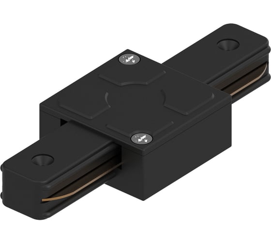 Изображение товара Прямой коннектор для шинопровода FERON черный, LD1006 41735