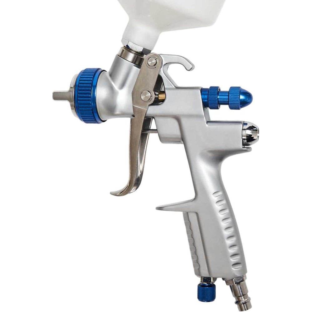 Изображение товара Пневматический краскопульт Polyecs LVMP AIR с бачком 600 мл профессиональный