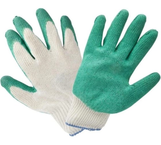 Изображение товара Перчатки трикотажные ПРОМПЕРЧАТКИ одинарный латексный облив, 10 пар/упак ПП-29010/10