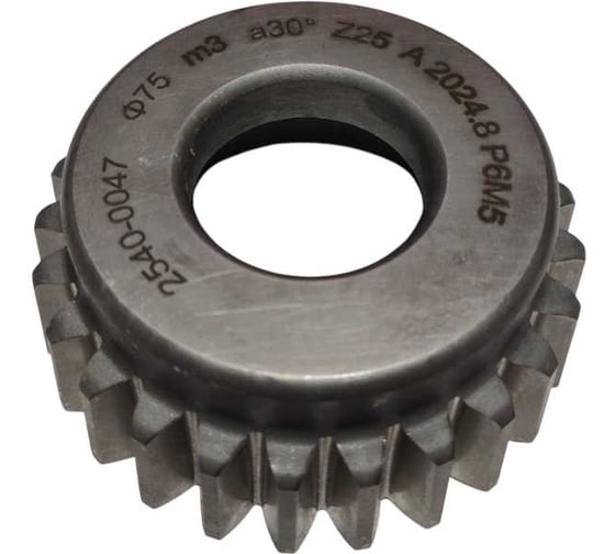 Изображение товара Долбяк чашечный Металлорежущий инструмент 30 град. m=3.0 z=25 (2540-0047) Р6М5 Кл.А 6382015