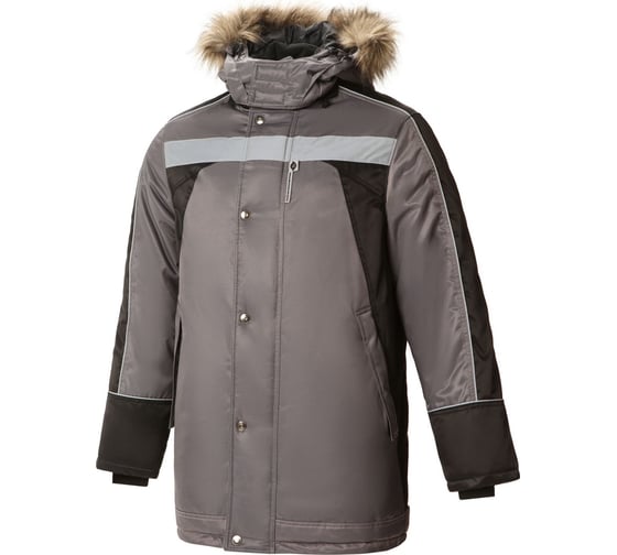 Изображение товара Утепленная куртка СОЮЗСПЕЦОДЕЖДА Ямал темно-серая/черная, р. 48-50, рост 170-176 2000000009841