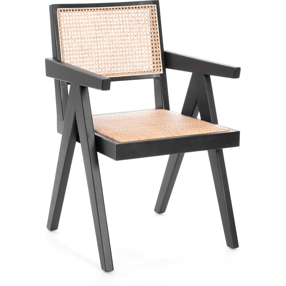 Изображение товара Комплект кресел Tetchair LOKI дерево вяз ротанг черный 2 шт