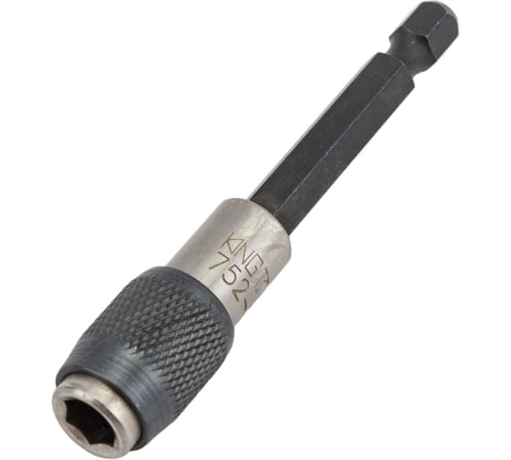 Изображение товара Держатель вставок с фиксатором (1/4"; 75 мм) для шуруповерта KING TONY 752-75