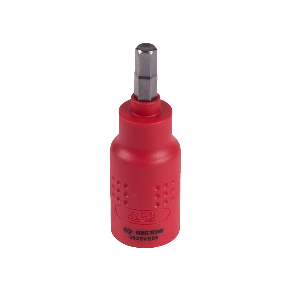 Изображение товара Насадка торцевая диэлектрическая HEX 6х65 мм 3/8" KING TONY 3025VE06