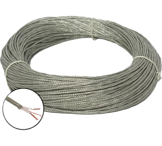 Изображение товара Термостойкий монтажный провод БУРЕВЕСТНИК мгтфэ 3x0.35 мм2, 200м BOZ70531L200