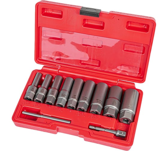 Изображение товара Набор головок (экстракторов) Arnezi для поврежденных гаек и болтов 11 пр., глубокие R5304011