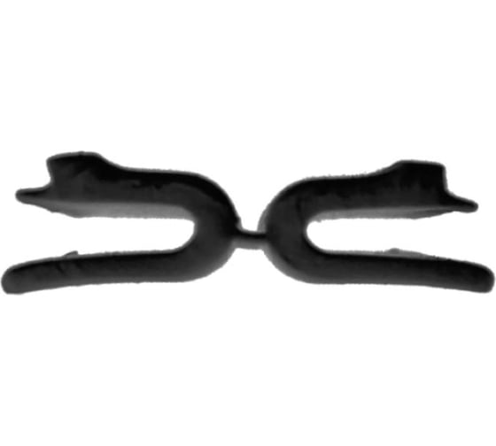 Изображение товара Двойной клин - гарпун ДОН ПЛАСТ ЮГ чёрный для натяжных потолков 4687206065741