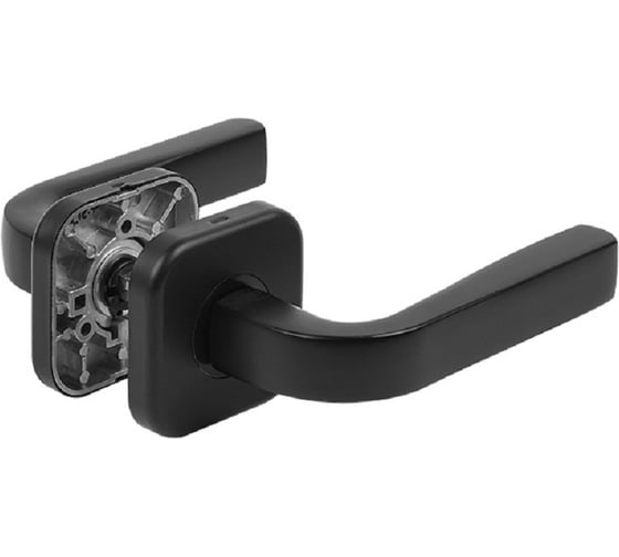 Изображение товара Ручки дверные алюминиевые Вантаж (черный) V24BL AL