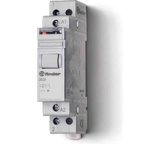 Изображение товара Модульное импульсное реле Finder, 1НО контакт 16А 24В AC, 202180240000