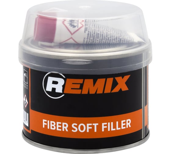 Изображение товара Полиэфирная шпатлевка со стекловолокном REMIX 2К 0,25 кг RM-FSF-250