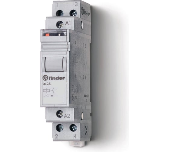 Изображение товара Модульное импульсное реле Finder, 1НО + 1НЗ 16А 230В AC, 202382300000