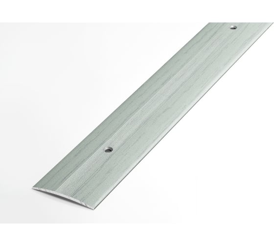 Изображение товара Порог прямой алюминиевый декоративный ЛУКА (37 мм, 1,35 м, Ольха серая) УТ000026029