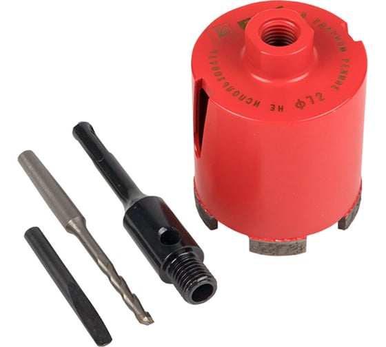 Изображение товара Коронка алмазная Expert DCH-72 Laser (72 мм; M16; SDS-Plus) EKF dch-72-m16