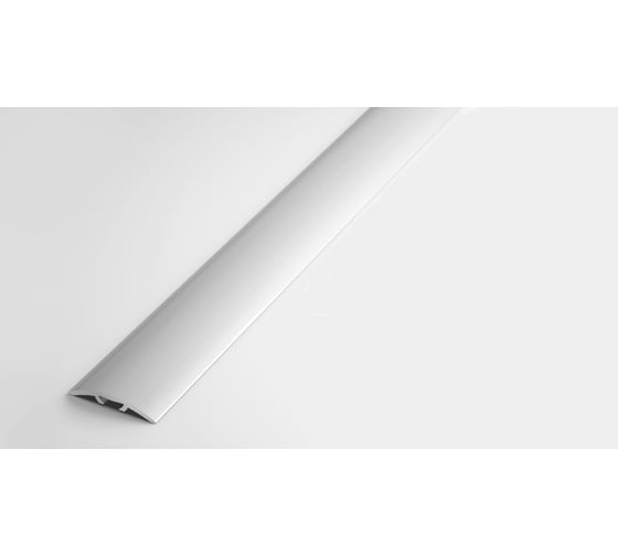 Изображение товара Порог прямой скрытый алюминиевый анодированный ЛУКА (31,2 мм, 1,8 м, серебро) УТ000005287