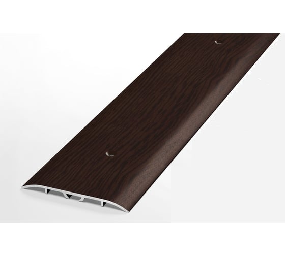 Изображение товара Порог прямой алюминиевый декоративный ЛУКА (60 мм, 1,35 м, дуб венге) УТ000012444