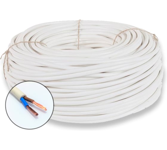 Изображение товара Провод бытовой БУРЕВЕСТНИК ПВСнг(A)-LS 2x4 мм2, 5м BOZ76361L5