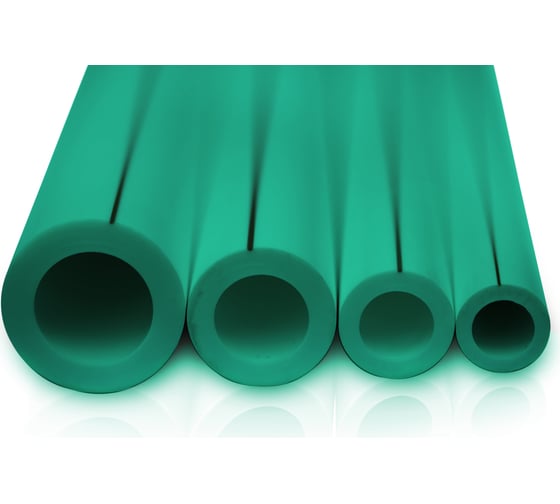 Изображение товара Труба Blue Ocean PN20/SDR6 32x5,4, полипропиленовая, зеленая PPR-HW(G)/S2.5/32