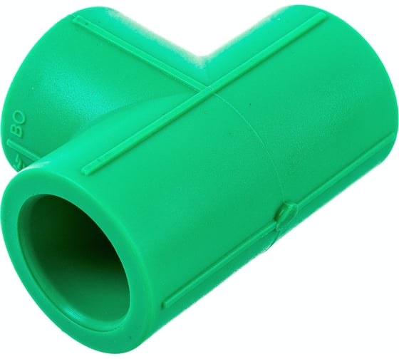 Изображение товара Прямой тройник Blue Ocean 20, полипропиленовый, зеленый PPRF/ET G -20