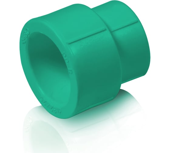 Изображение товара Переходная муфта Blue Ocean 32х25, полипропиленовая, зеленая PPRF/RC G