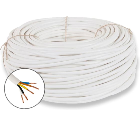 Изображение товара Провод бытовой БУРЕВЕСТНИК ПВСнг(A)-LS 5x4 мм2, 200м BOZ76351L200