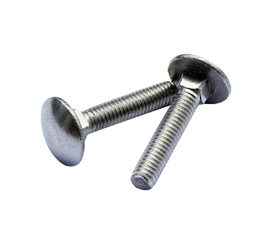 Изображение товара Мебельный болт КРЕП-КОМП цинк, DIN603, 5х25, пр. 5.8, 4500 шт. бм525