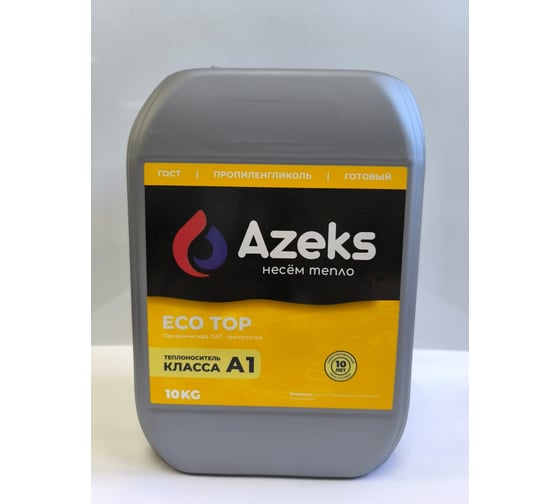 Изображение товара Теплоноситель AZEKS ECO TOP-30 Канистра 10 кг (Пропиленгликоль) AZT3010
