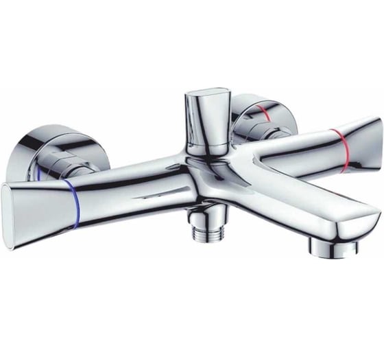Изображение товара Смеситель для ванны INGROSSO 870С-2 Salvatore хром, душ. лейка, встроенный дивертор УТ-00054887