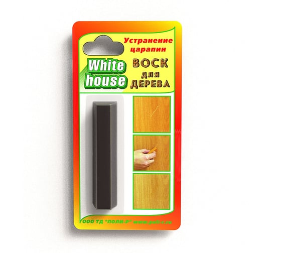 Изображение товара Воск для дерева White House (венге темный № 36; 15 гр) 14258