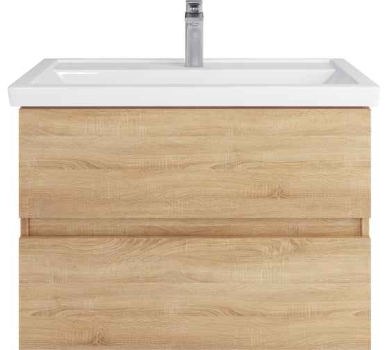 Изображение товара Тумба с раковиной RUVANN GUSTO 80 + Фостер 80 в ванную подвесная Т.GUSTO.П-80П-KIT-FOS