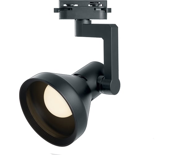 Изображение товара Трековый однофазный светильник на шинопровод FERON E27, AL193, 50W, 230V, черный 41598