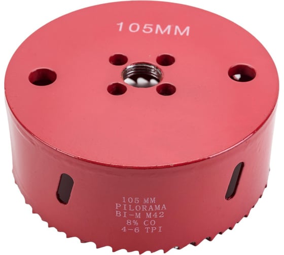 Изображение товара Коронка Bi-Metall М42 Cobalt 8% 105 мм Pilorama 570105