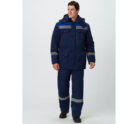 Изображение товара Зимний костюм ФАКЕЛ Титан, темно-синий/васильковый, размер 56-58, рост 182-188 87476480.008
