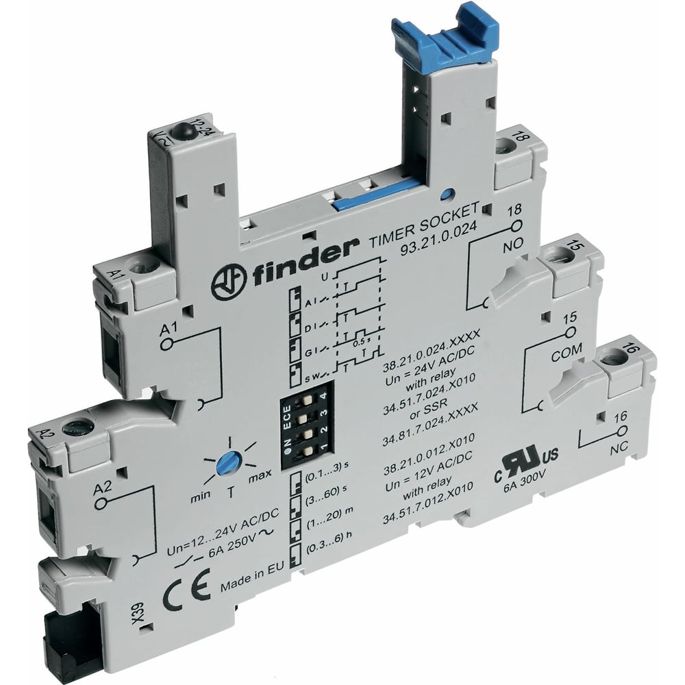 Розетка для реле 34.51 и 34.81 Finder
