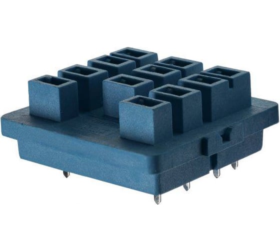 Изображение товара Розетка Finder для печатного монтажа реле 62.32, 62.33 с металлическим фиксатором, 16А, 9213SMA