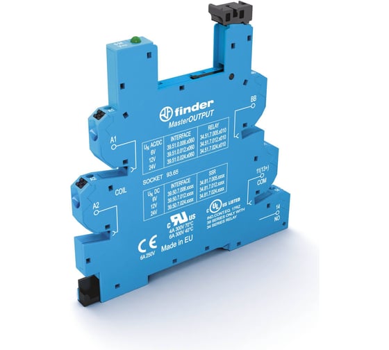 Изображение товара Розетка Finder mAsteroutput для реле 34 серии, = 24в Dc, 6а, 93657024
