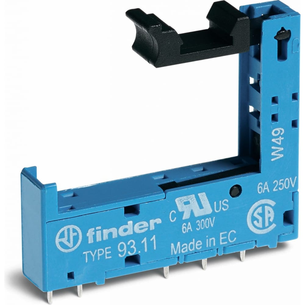 Розетка для печатного монтажа 34.51 Finder миниатюрное реле для печатного монтажа finder