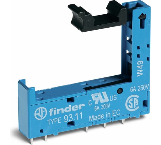 Изображение товара Розетка Finder для печатного монтажа реле 34.51, 6А, 9311
