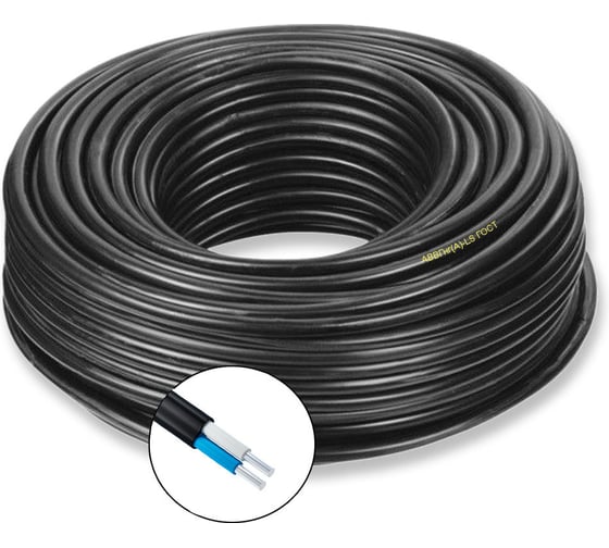 Изображение товара Кабель силовой БУРЕВЕСТНИК аввгнг(a)-ls 2x2.5 мм2, 20м BOZ5049L20