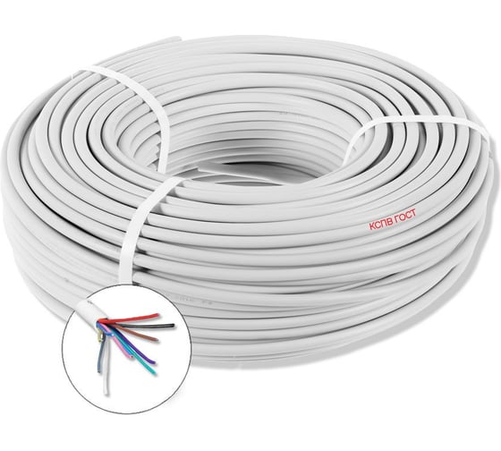 Изображение товара Кабель для пожарной и охранной сигнализации БУРЕВЕСТНИК КСПВ 10x0.4 мм2, 200м BOZ67781L200