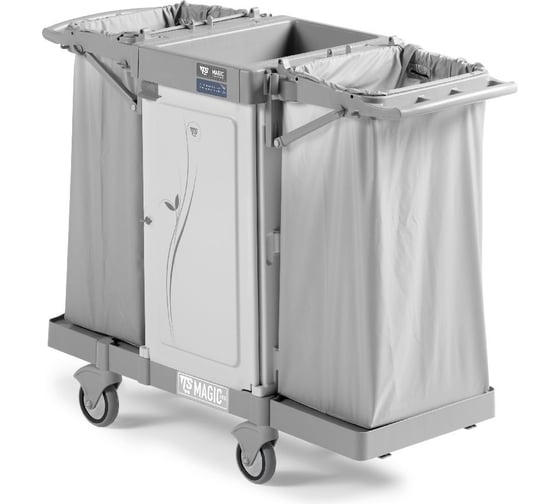 Изображение товара Тележка TTS Magic Hotel Safety 800S для уборки в отелях, со съемной дверью MH800S0T0V00